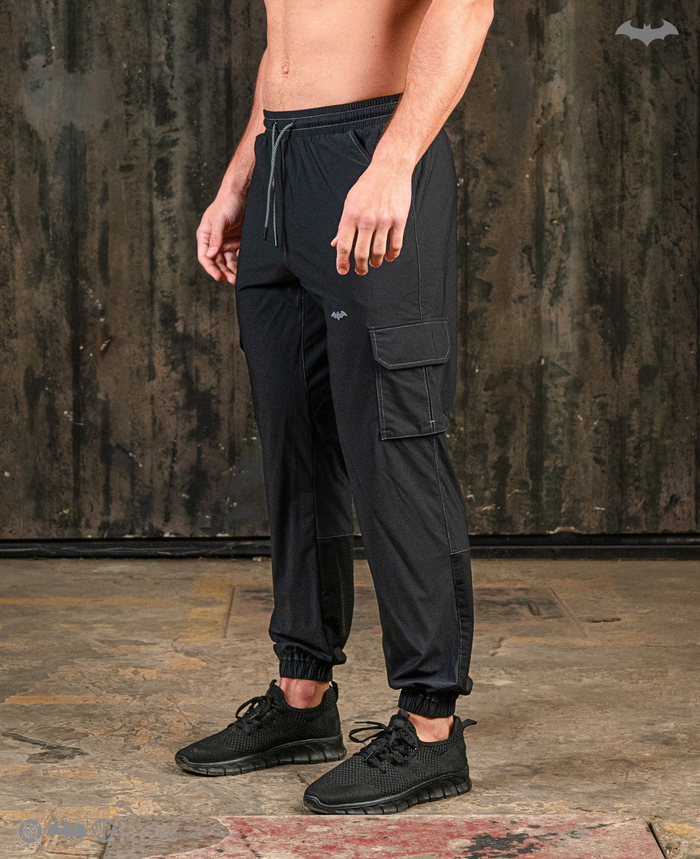 BATMAN Utility Cargo Performance Joggers - Arkham Black