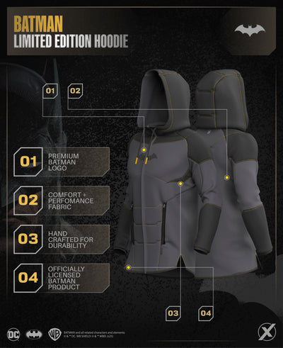 BATMAN Limited Edition Utility Performance Hoodie 1 of 999